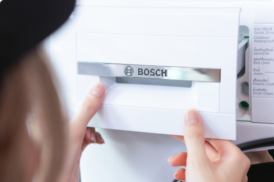 A Bosch machine in our launder